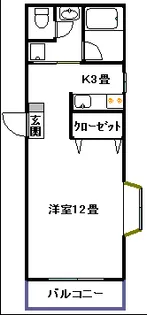 SUN GRANDE大御堂【1階】の間取り