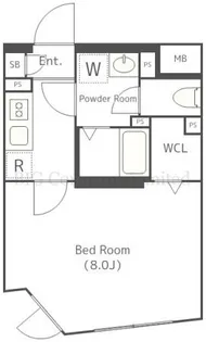 RELUXIA都立大学【1階】の間取り