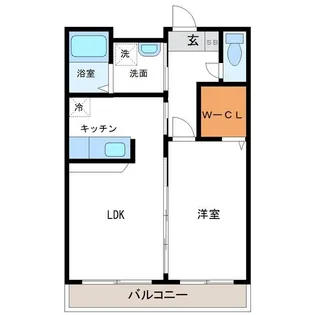 サンフォルトゥーナ神宮【2階】の間取り