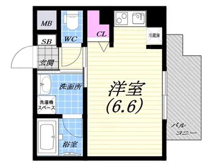 アスヴェル京都西京極【4階】の間取り