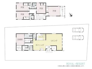 長野県北佐久郡軽井沢町大字軽井沢【一戸建】の間取り