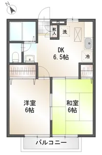 グリーンパーク東狭山ヶ丘B【1階】の間取り