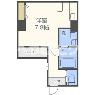 大阪府大阪市此花区西九条2【マンション】の間取り