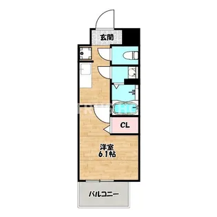 大阪府大阪市東住吉区桑津3【マンション】の間取り