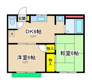 ベルクアレII【2階】の間取り
