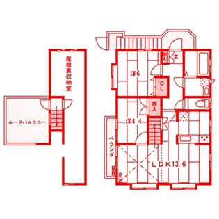 チェレスタ【2階】の間取り