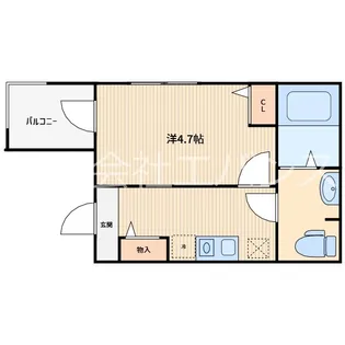 MELDIA蕨【1階】の間取り