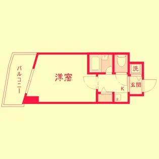 大阪府大阪市福島区吉野1【マンション】の間取り