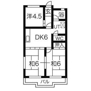 コーポ深谷【2階】の間取り