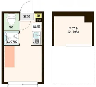 東京都練馬区小竹町1【アパート】の間取り