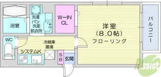 グランアージュ泉中央【3階】の間取り