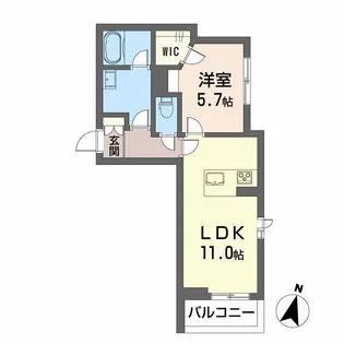 Libera Piena【1階】の間取り