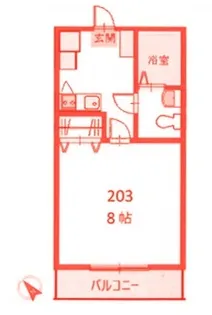 ミルキーウェイ東戸塚【1階】の間取り