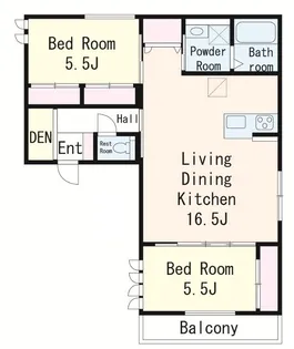埼玉県和光市白子3【アパート】の間取り