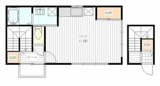 荒町Ave.【2階】の間取り