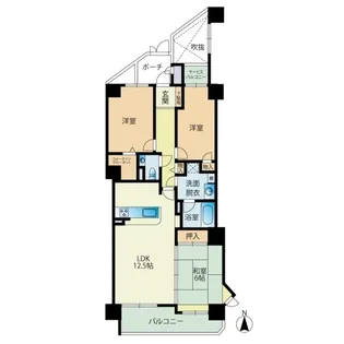 3LDKの間取り画像