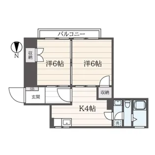 田園キャッスル横浜西口【7階】の間取り