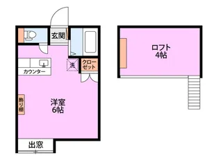 プラザ ドゥ ラビン【2階】の間取り