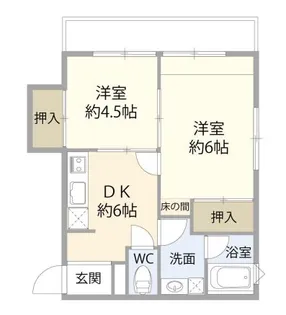 東京都杉並区高円寺北2【マンション】の間取り