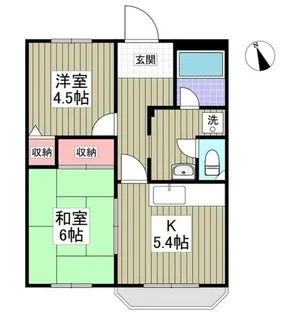 グリーンヴィラ【2階】の間取り