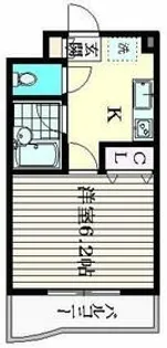 メルベイユイシイ【2階】の間取り