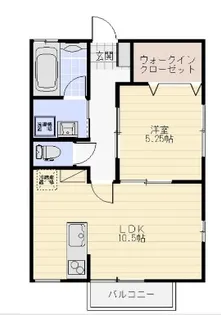 ローズクリフ【1階】の間取り