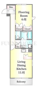 東京都渋谷区猿楽町【マンション】の間取り
