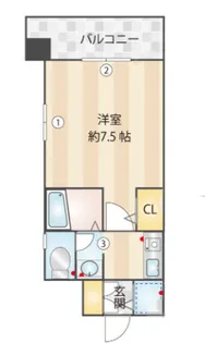 セントレジデンス博多【4階】の間取り