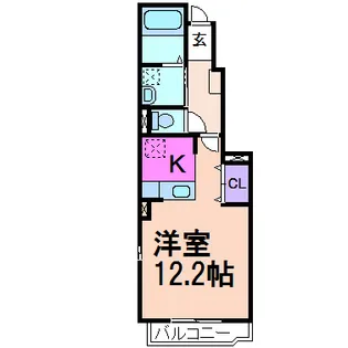 ワイズIII【1階】の間取り