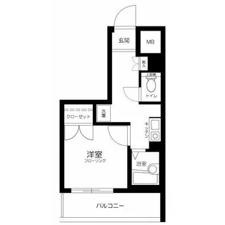 ヴェルト目黒西【7階】の間取り