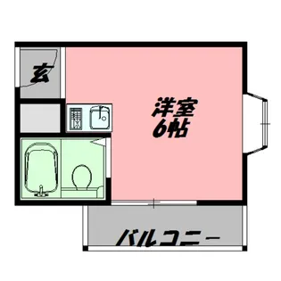 本町ハイツ【3階】の間取り