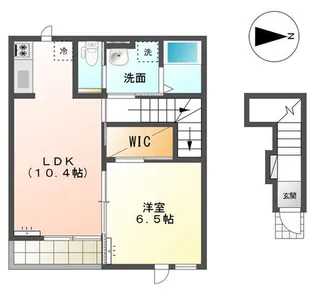 ベルフルール【2階】の間取り