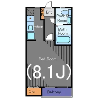 メゾン・ド オオユ【1階】の間取り