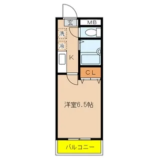 YKマンション【4階】の間取り