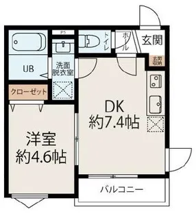 コネクトパーク東本町【1階】の間取り