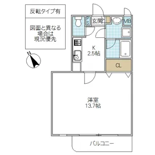 アルページュ【2階】の間取り