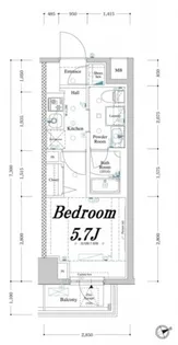 AXASレジデンス目黒東【1階】の間取り