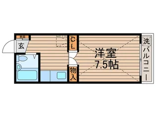 コ-ポアルカディア3【2階】の間取り