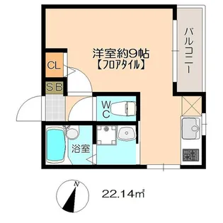 Aレガート和白II【2階】の間取り