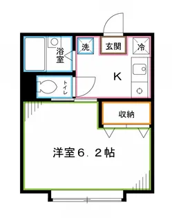東京都中野区東中野3【マンション】の間取り