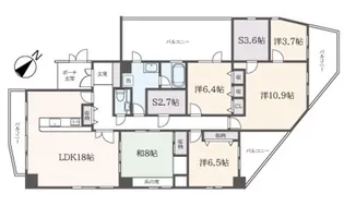 Msビル【1階】の間取り