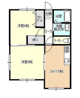 サンシャインつづ【2階】の間取り