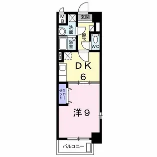 フリーデンSTII【3階】の間取り