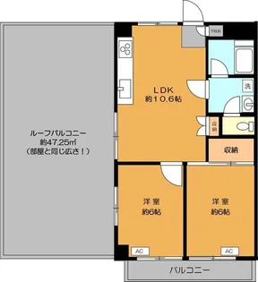 メゾン練馬【4階】の間取り