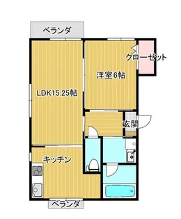 第三鴫原ビル【3階】の間取り