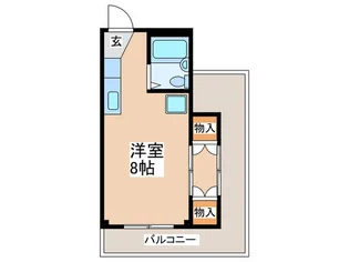 マンション来夢来人【4階】の間取り