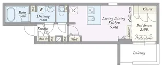 My Style vintage 根岸【3階】の間取り