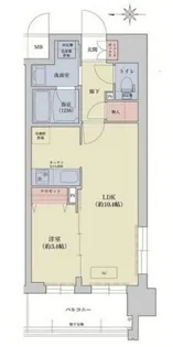 リシュドール梅小路【9階】の間取り