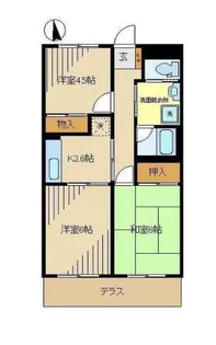 ヴェリタス和光【1階】の間取り