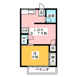 エレガンスコーポ【2階】の間取り